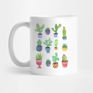 Cactus + Succulent Watercolor Mug